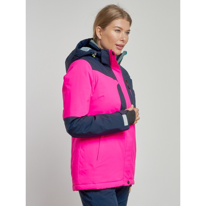 Горнолыжная куртка женская зимняя, размер 48, цвет розовый