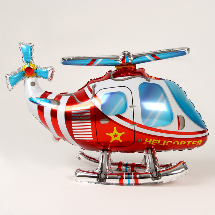 Шар фольгированный 31 «Вертолёт» шар фольгированный 31 вертолет зеленый