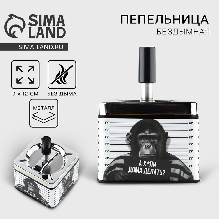 

Пепельница бездымная «Наводил суету», 12 х 9 см.