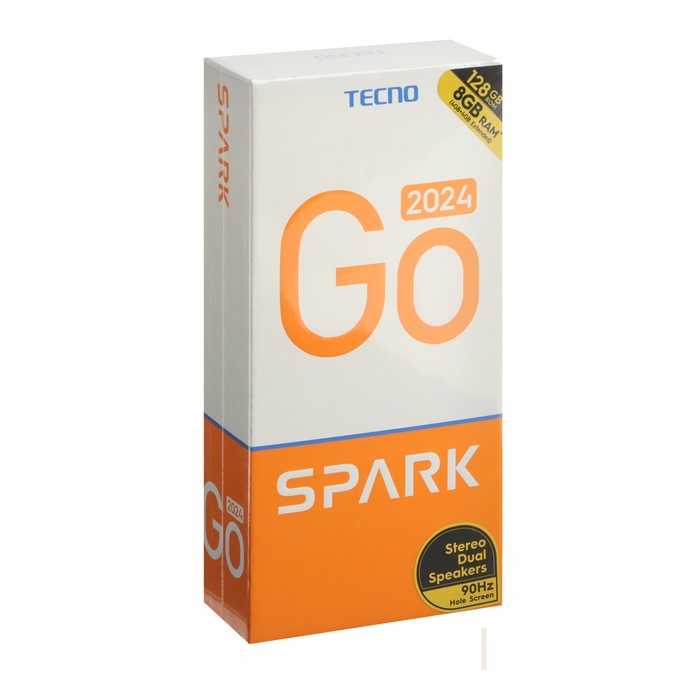 

Смартфон Tecno Spark Go 2024, 6.6", 4Гб, 128Гб, 13Мп, 8Мп, 2sim, 5000мАч, черный