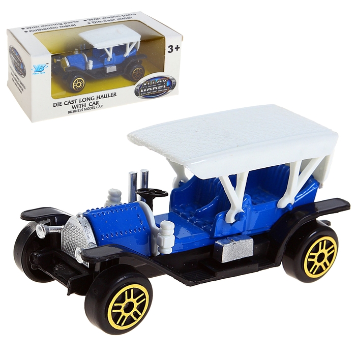 Машина металлическая "Ретро", МИКС