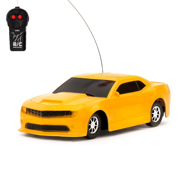 Машина радиоуправляемая "Спорткар", работает от батареек, цвета МИКС