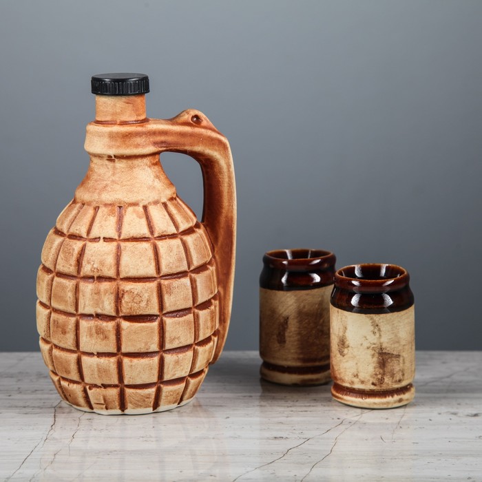 Винный набор "Граната", 0,5л малая, 3 предмета, шамот