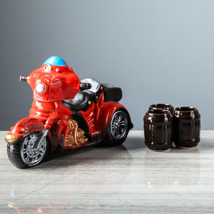 Винный набор "Мотоцикл", 0,9 л, микс