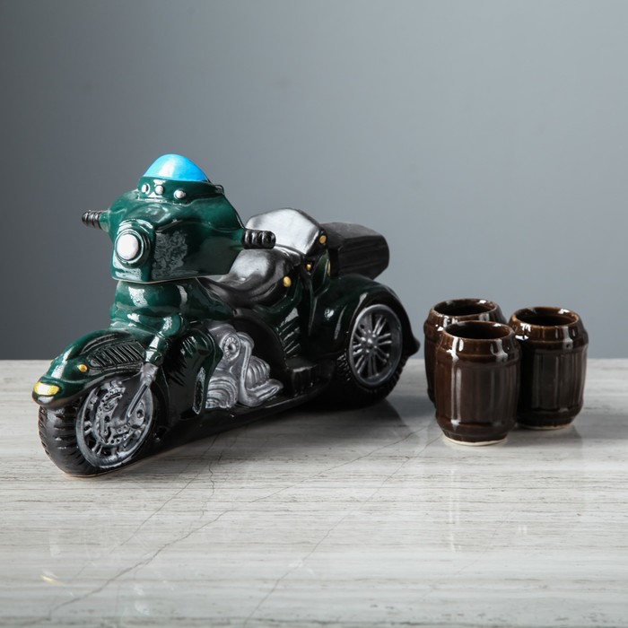 Винный набор "Мотоцикл", 0,9 л, микс