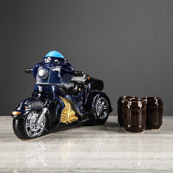 Винный набор "Мотоцикл", 0,9 л, микс
