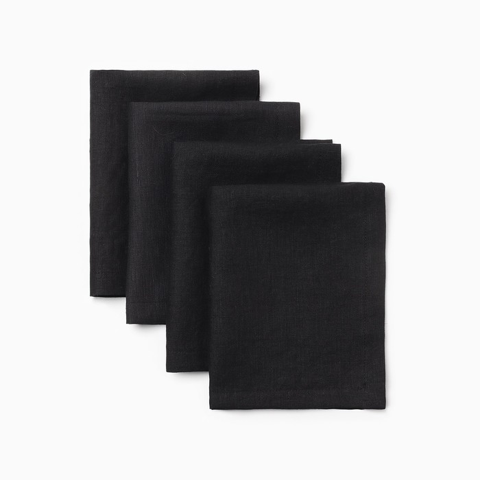 

Набор салфеток Этель Linen collection 30х40 см - 4 шт, 100% лён 170 г/м2