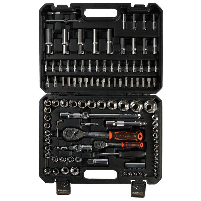 Набор инструментов автомобильный KINGQUEEN WIB-60001, 72 зуба, 1/2 1/4