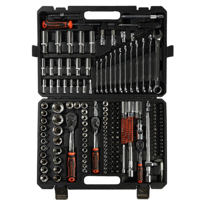 Набор инструментов автомобильный KINGQUEEN WIB-80001, 72 зуба, 1/2 3/8 1/4