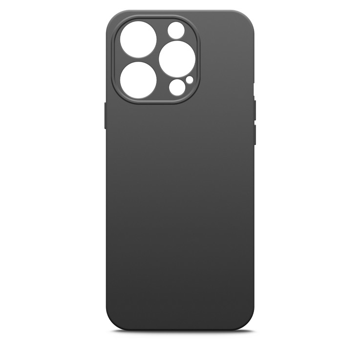 

Чехол BoraSCO для iPhone 15 Pro, матовый, силикон, черный