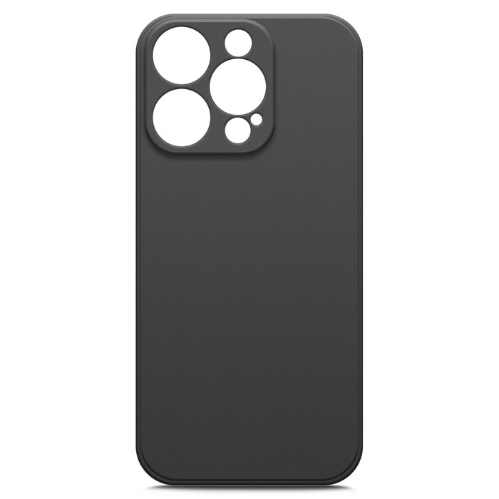 

Чехол BoraSCO для iPhone 14 Pro, Soft Touch, силикон, микрофибра, черный