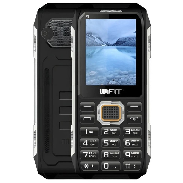Сотовый телефон Wifit WIPHONE F1, 2.4, 2 sim, 32Мб, 2000 мАч, чёрный