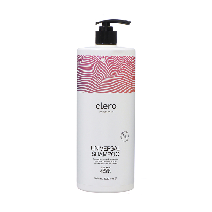 цена Шампунь для волос Clero Professional Универсальный, 1 л