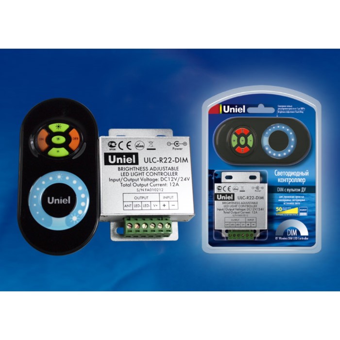 

ULC-R22-DIM Black Контроллер для управления яркостью одноцветных светодиодных источников