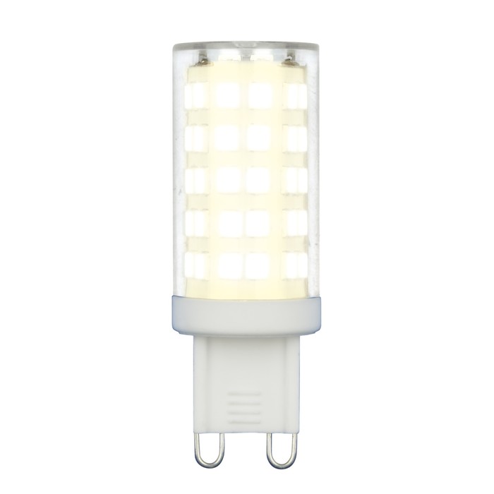 лампа люминесцентная uniel g23 9 вт 4000к свечение белое Лампа светодиодная Uniel, G9, 9 Вт, 4000К, свечение белое