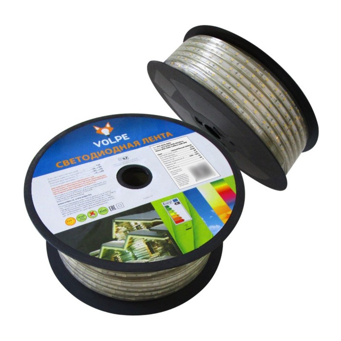 

ULS-Q125 3528-60LED/m-10mm-IP67-220V-4,8W/m-50M-WW Светодиодная гибкая герметичная лента