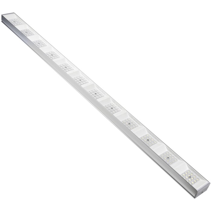 

Светильник светодиодный накладной Uniel, 100 Вт, IP40, LED, 6500К, 12000 Лм, 35х1200х65 мм, цвет серебристый