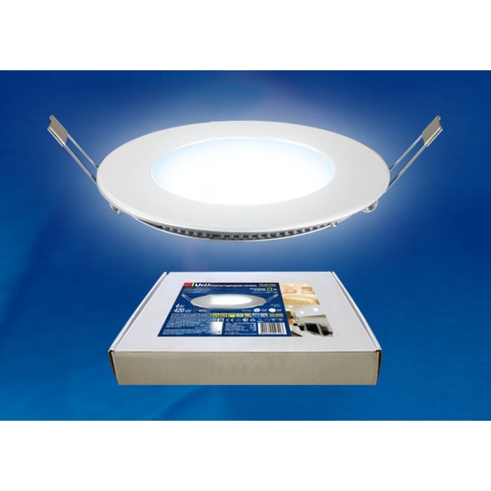 

ULP-R120-06/DW WHITE Светильник светодиодный потолочный встраиваемый «Uniel». Ультратонк