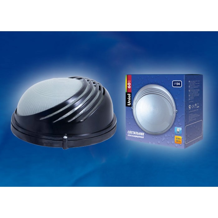 

UWL-R-07-060-Black, круг ресничка, IP54 Светильник влагозащищенный