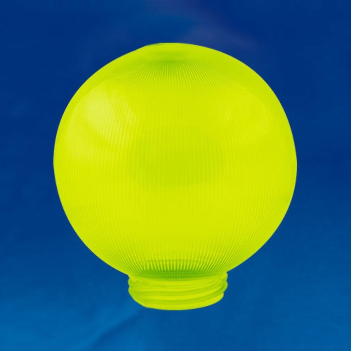 Рассеиватель призматический (с насечками) в форме шара для садово-парковых светильников Uniel, IP44, зеленый