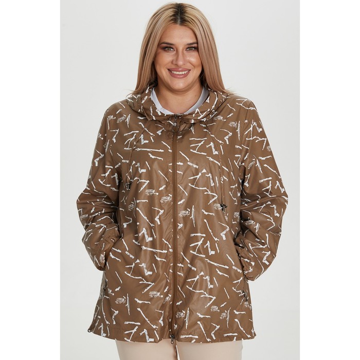 Куртка женская, размер 56, цвет коричневый