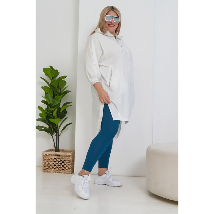 

Легинсы женские, размер 66, цвет бирюзовый