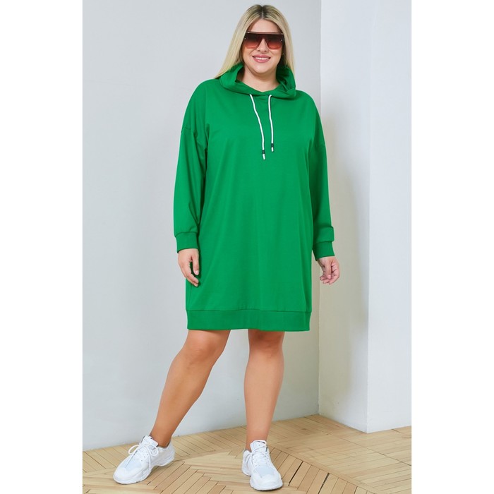 Платье женское, размер 60, цвет зелёный платье женское размер 60 цвет светло зелёный
