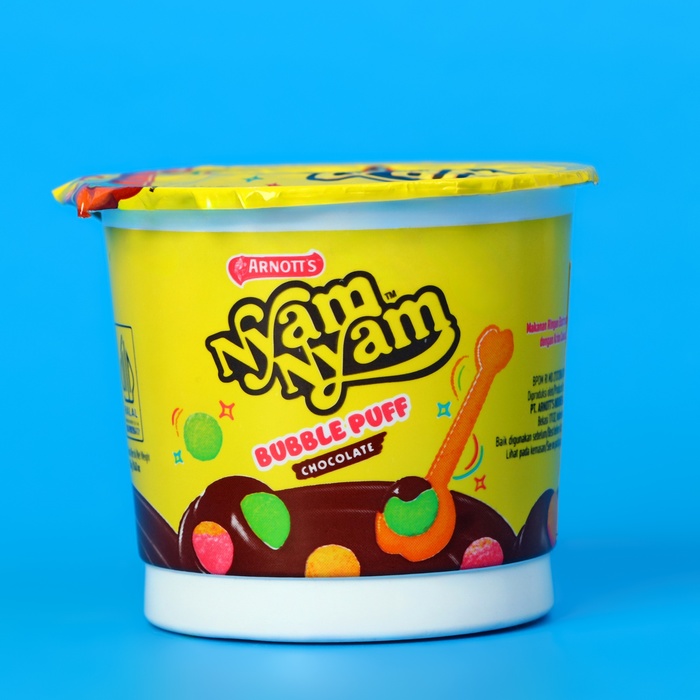 Драже воздушное Nyam Nyam Bubble Puff с шоколадом, 18 г