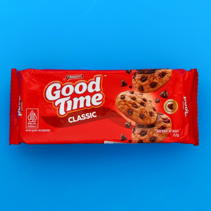 Печенье Good Time со вкусом шоколада 72 г печенье сдобное хлебный спас coffee time крендельки со вкусом капучино 320 г