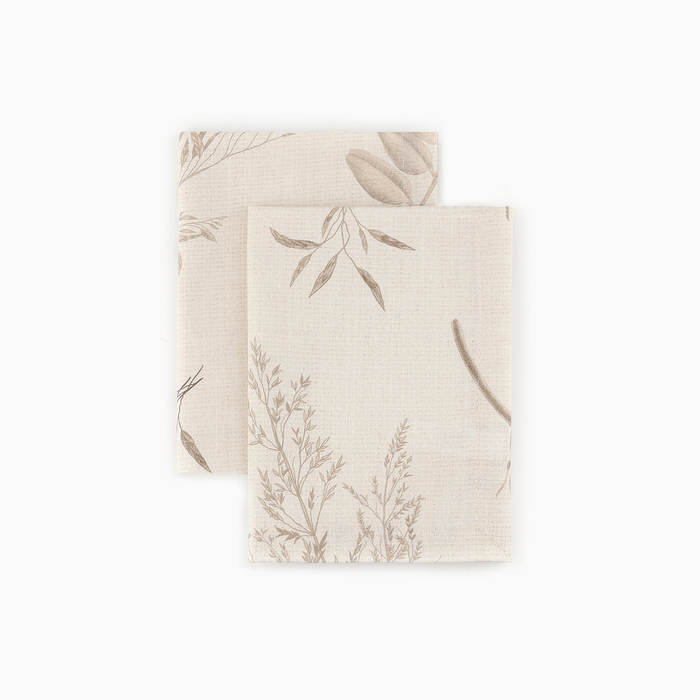 

Набор салфеток Этель "Flower herbarium" 30х40 см - 2 шт, 100% хл, репс 210г/м2