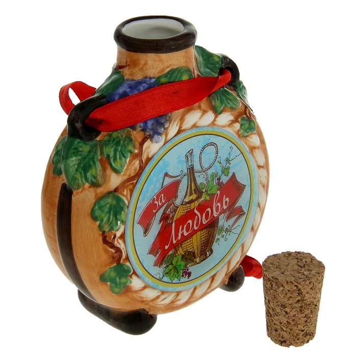 Штофик "За любовь", 9 х 13 см