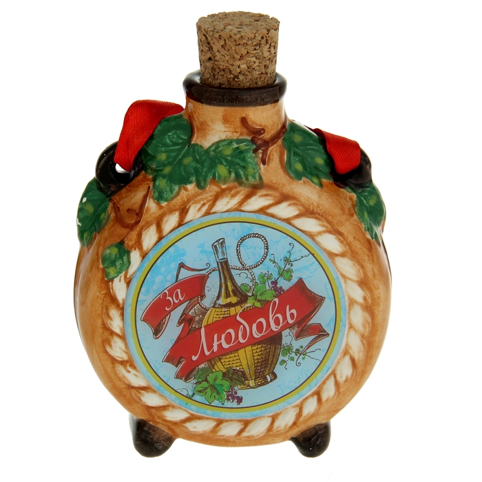 Штофик "За любовь", 9 х 13 см