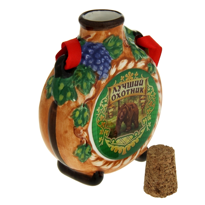 Штофик "Лучший охотник", 9 х 13 см