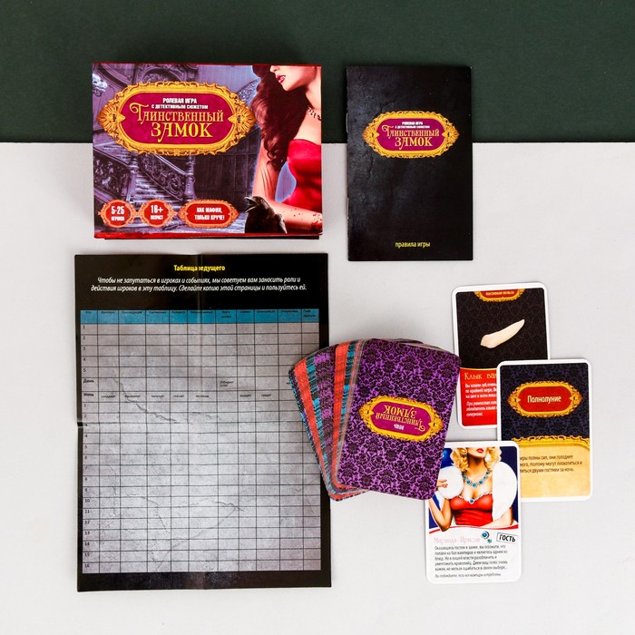 Игра квест сюжетная ролевая "Таинственный замок"