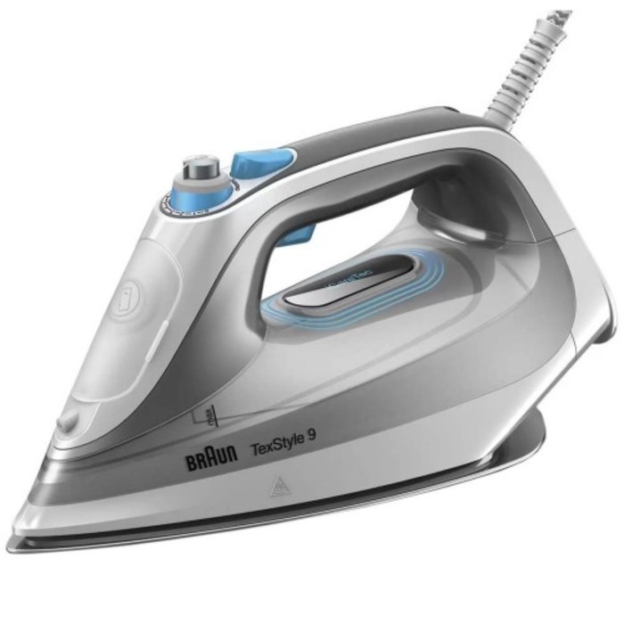 

Утюг Braun SI9270WH, алюминиевая подошва, 3000 Вт, 50 г/мин, 300 мл, серый