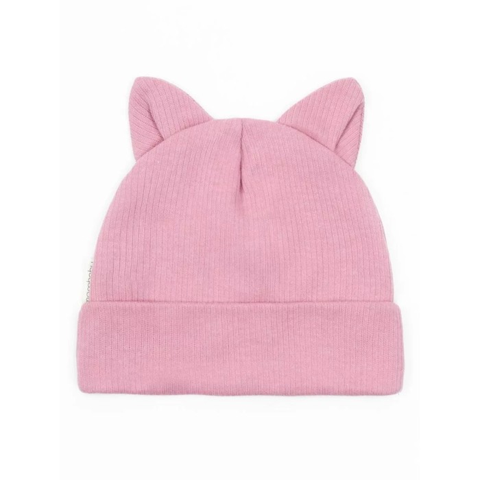

Шапочка детская Amarobaby Fashion Cat, размер 40-42, цвет розовый
