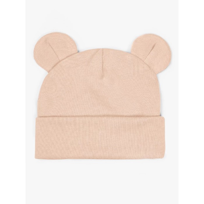 

Шапочка детская Amarobaby Nature essence bear, размер 44-46, цвет бежевый