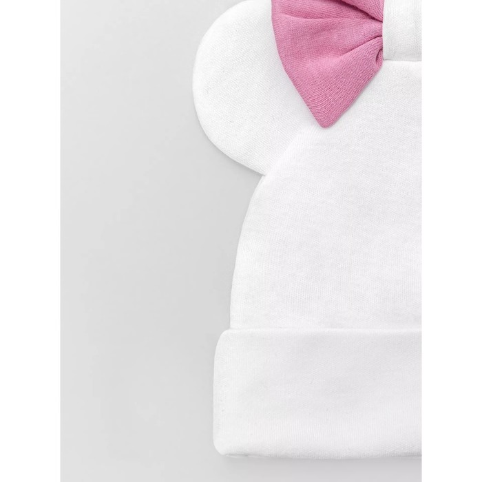 

Шапочка детская Amarobaby Nature essence mini, размер 46-48, цвет молочный