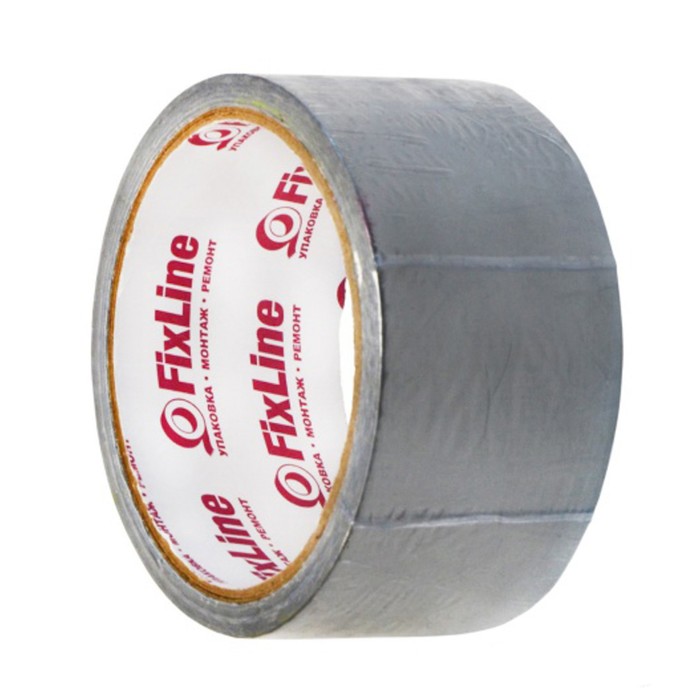 

Лента армированная FixLine, стеклотканевая, серая, 48 мм х 10 м