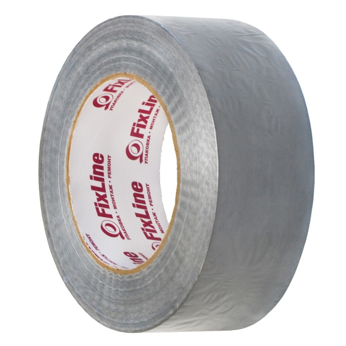 

Лента армированная FixLine, стеклотканевая, серая, 48 мм х 50 м
