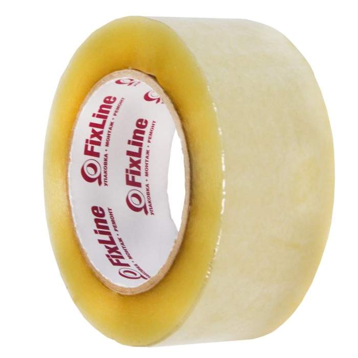 

Лента клейкая FixLine, прозрачная, 48 мм х 145 м