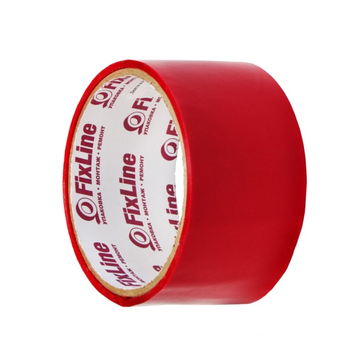 

Лента клейкая FixLine, красная, 48 мм х 16 м