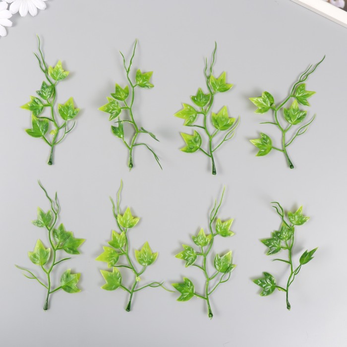 Искусственное растение для творчества Плющ набор 8 шт зелёный 16 см искусственное растение для творчества плющ набор 8 шт зелёный 16 см