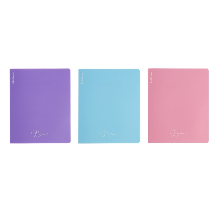 

Тетрадь 48 листов в клетку ХИМИЯ, ErichKrause "Pastel" с пластиковой обложкой, 3В микс