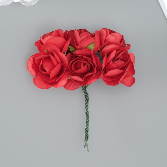 Декоративный цветок для творчества Роза красный