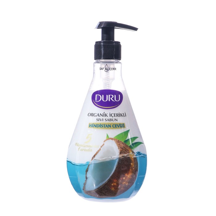 Жидкое мыло DURU Кокос, 500 мл жидкое мыло для рук duru с маслом ши 500 мл