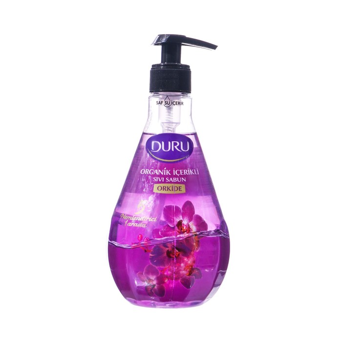 Жидкое мыло DURU Орхидея, 500 мл жидкое мыло для рук duru с маслом ши 500 мл