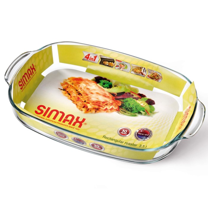 

Лоток SIMAX, прямоугольный с ручками 3,5 л