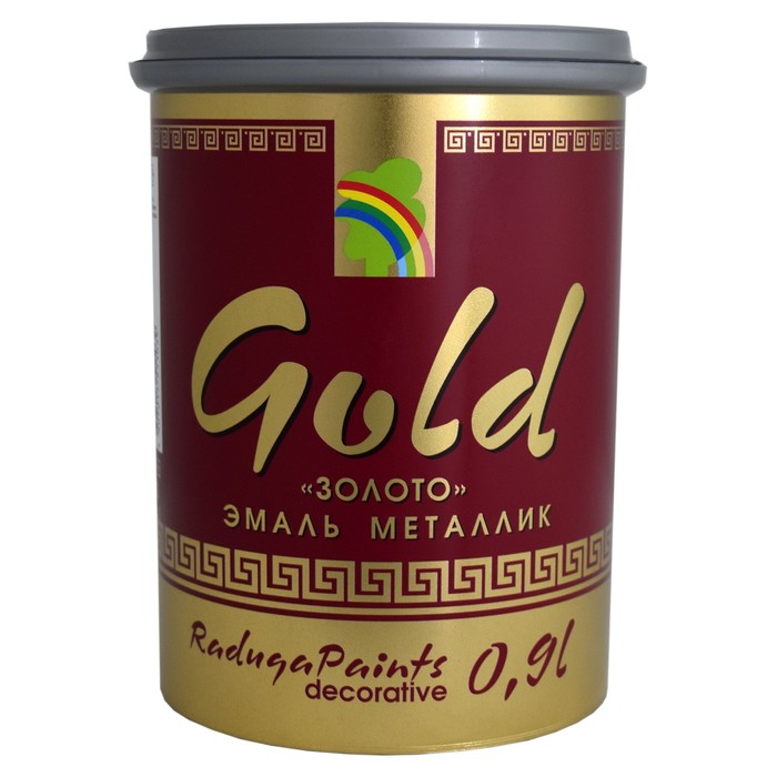 

Эмаль декоративная акриловая, глянцевая "Р-117" металлик GOLD 0,9 л
