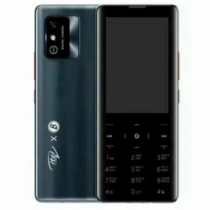 Сотовый телефон Itel it663, 3.5, 2 sim, 16Мб, microSD, 2400 мАч, чёрный